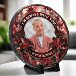 Custom Photo Your Love Lingers In The Little Things - Memorial Personalized Custom Round Shaped Stone With Stand - Sympathy Gift For Family Members 10 Custom Photo Your Love Lingers In The Little Things - Memorial Personalized Custom Round Shaped Stone With Stand - Sympathy Gift For Family Members -Pawfect House Store 67e271035c1b4