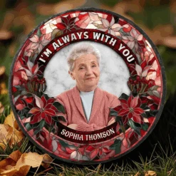 Custom Photo Your Love Lingers In The Little Things - Memorial Personalized Custom Round Shaped Stone With Stand - Sympathy Gift For Family Members 14 Custom Photo Your Love Lingers In The Little Things - Memorial Personalized Custom Round Shaped Stone With Stand - Sympathy Gift For Family Members -Pawfect House Store 67e27103f1808