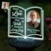 Custom Photo Memories Keep Us Together - Memorial Personalized Custom Garden Solar Light - Sympathy Gift For Family Members
