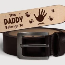 Always My Dad, Forever My Hero - Family Personalized Custom Engraved Leather Belt - Father's Day, Gift For Dad, Grandpa 7 Always My Dad, Forever My Hero - Family Personalized Custom Engraved Leather Belt - Father's Day, Gift For Dad, Grandpa -Pawfect House Store 67e2841be33b2