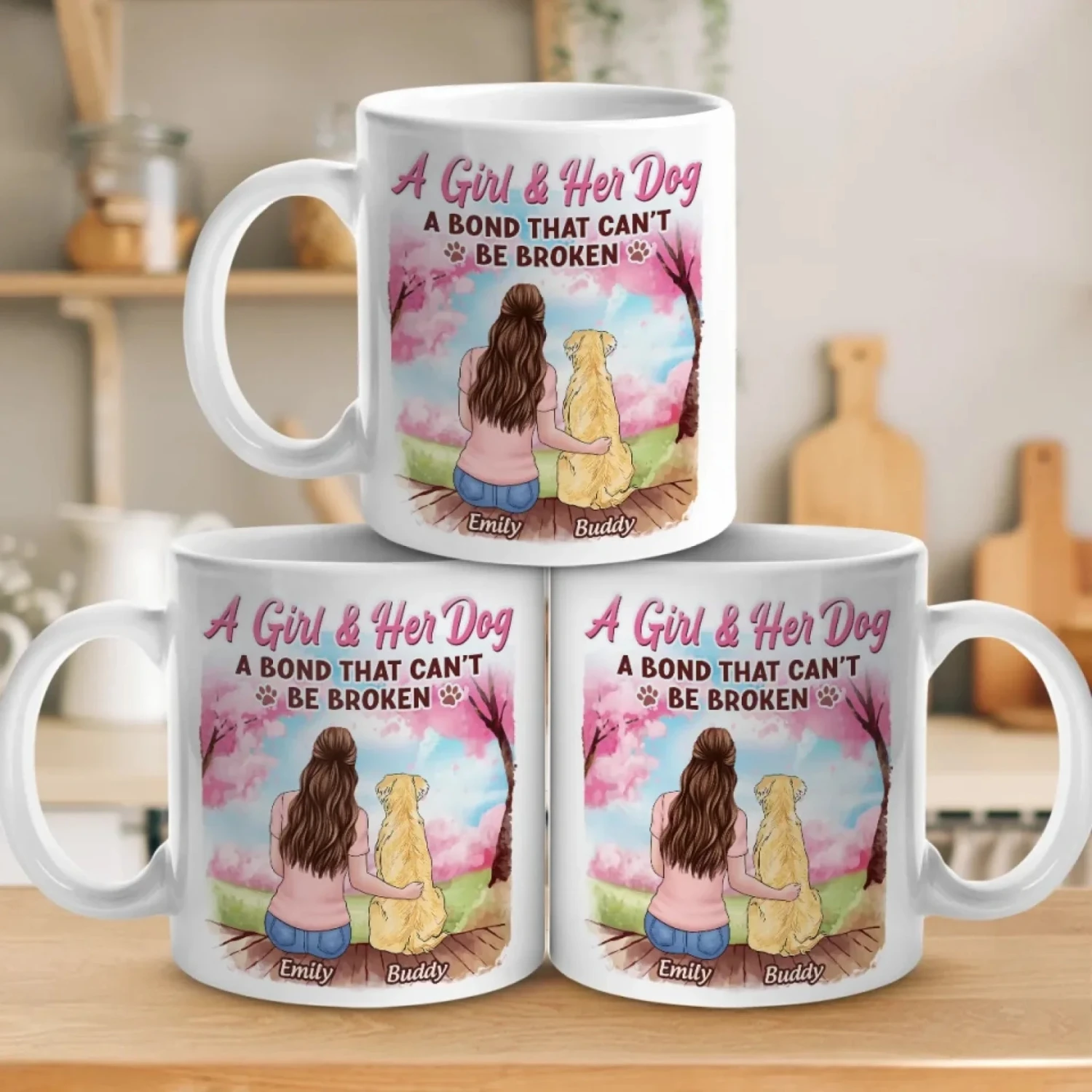 Fur-Ever Connected - Dog Personalized Custom Mug - Mother's Day, Gift For Pet Owners, Pet Lovers 5 Fur-Ever Connected - Dog Personalized Custom Mug - Mother's Day, Gift For Pet Owners, Pet Lovers - Image 5
