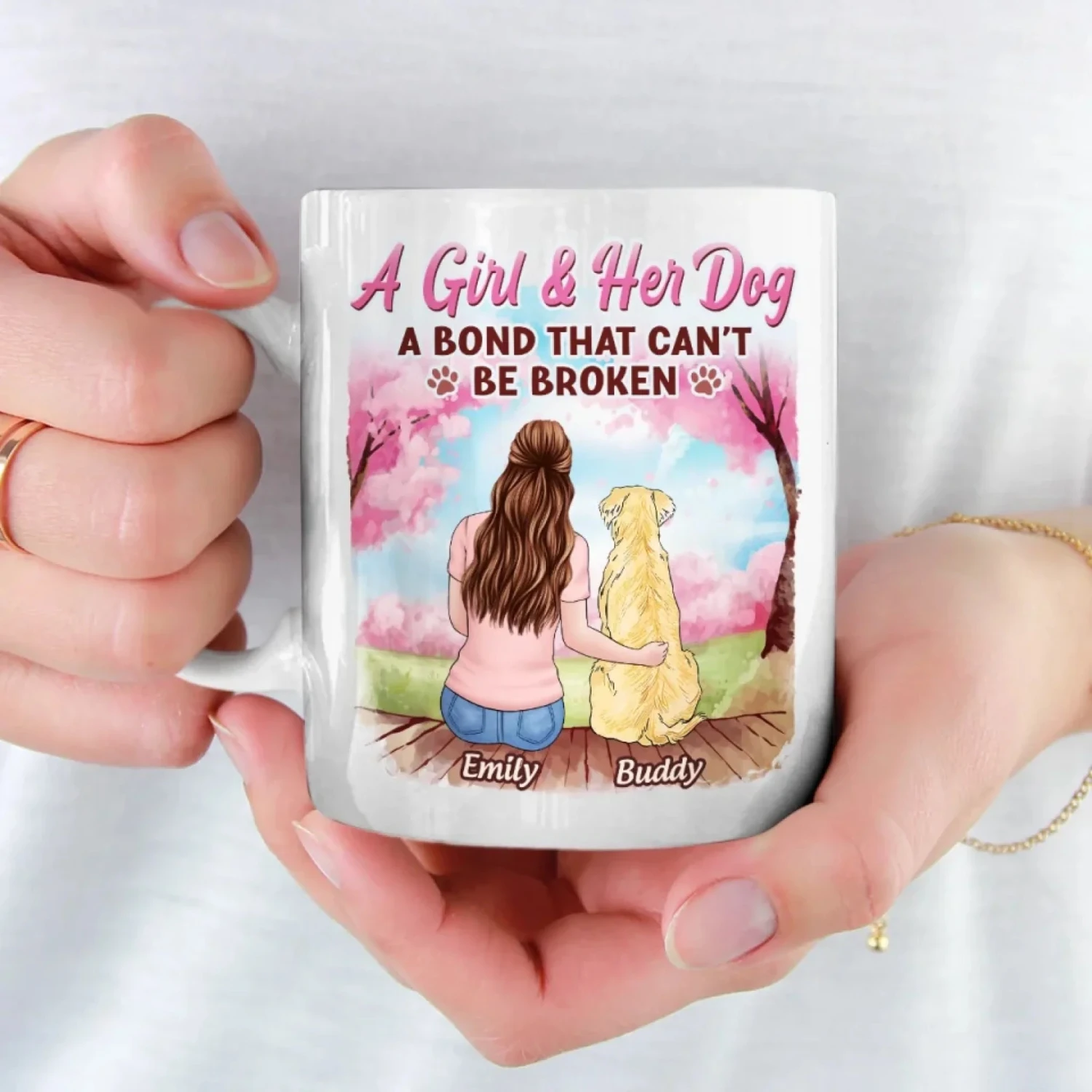 Fur-Ever Connected - Dog Personalized Custom Mug - Mother's Day, Gift For Pet Owners, Pet Lovers 3 Fur-Ever Connected - Dog Personalized Custom Mug - Mother's Day, Gift For Pet Owners, Pet Lovers - Image 3