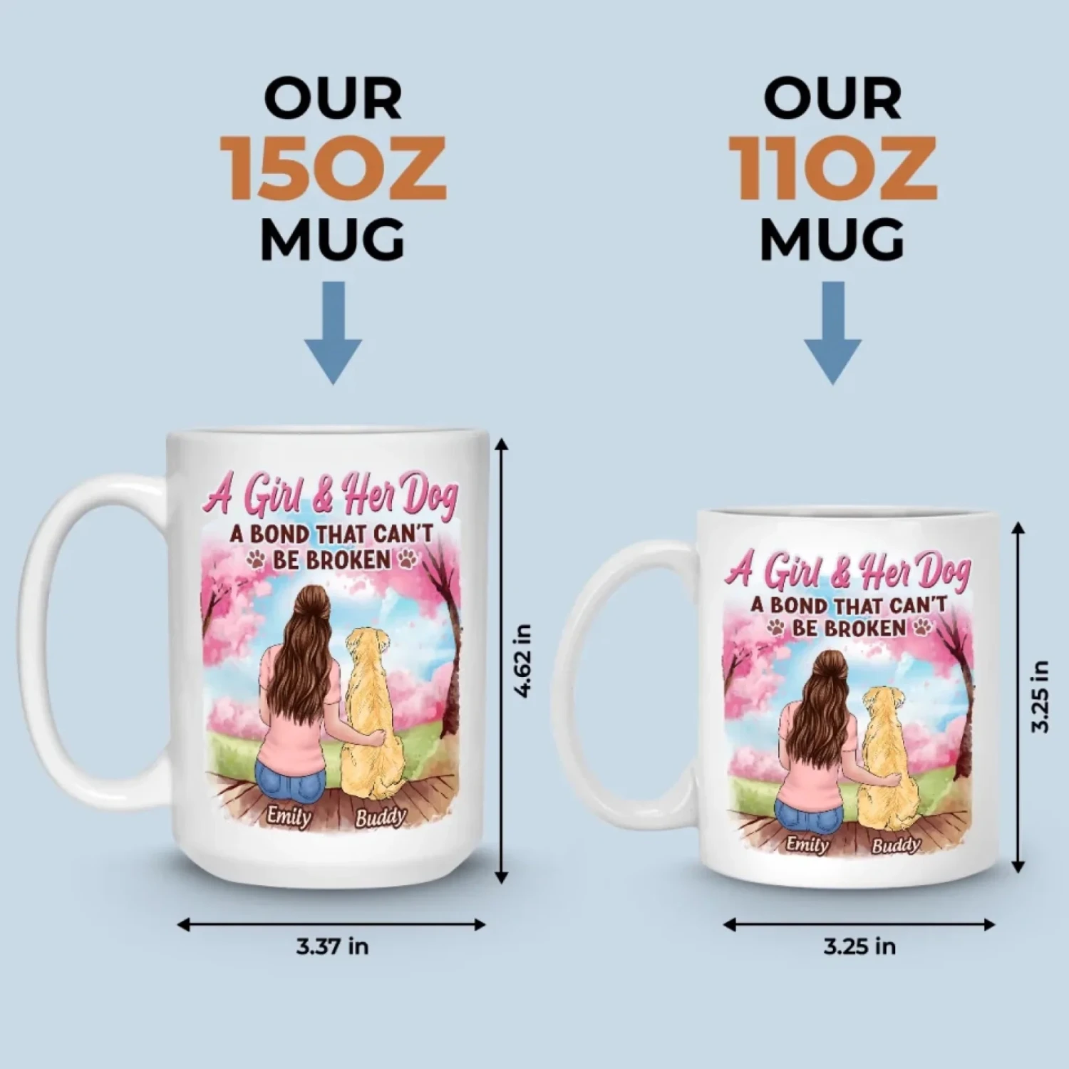 Fur-Ever Connected - Dog Personalized Custom Mug - Mother's Day, Gift For Pet Owners, Pet Lovers 4 Fur-Ever Connected - Dog Personalized Custom Mug - Mother's Day, Gift For Pet Owners, Pet Lovers - Image 4