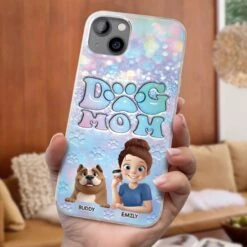 She’s The Mom, I’m The Boss - Dog Personalized Custom Clear Phone Case - Mother's Day, Gift For Pet Owners, Pet Lovers 8 She’s The Mom, I’m The Boss - Dog Personalized Custom Clear Phone Case - Mother's Day, Gift For Pet Owners, Pet Lovers -Pawfect House Store 67e3a855a06cb