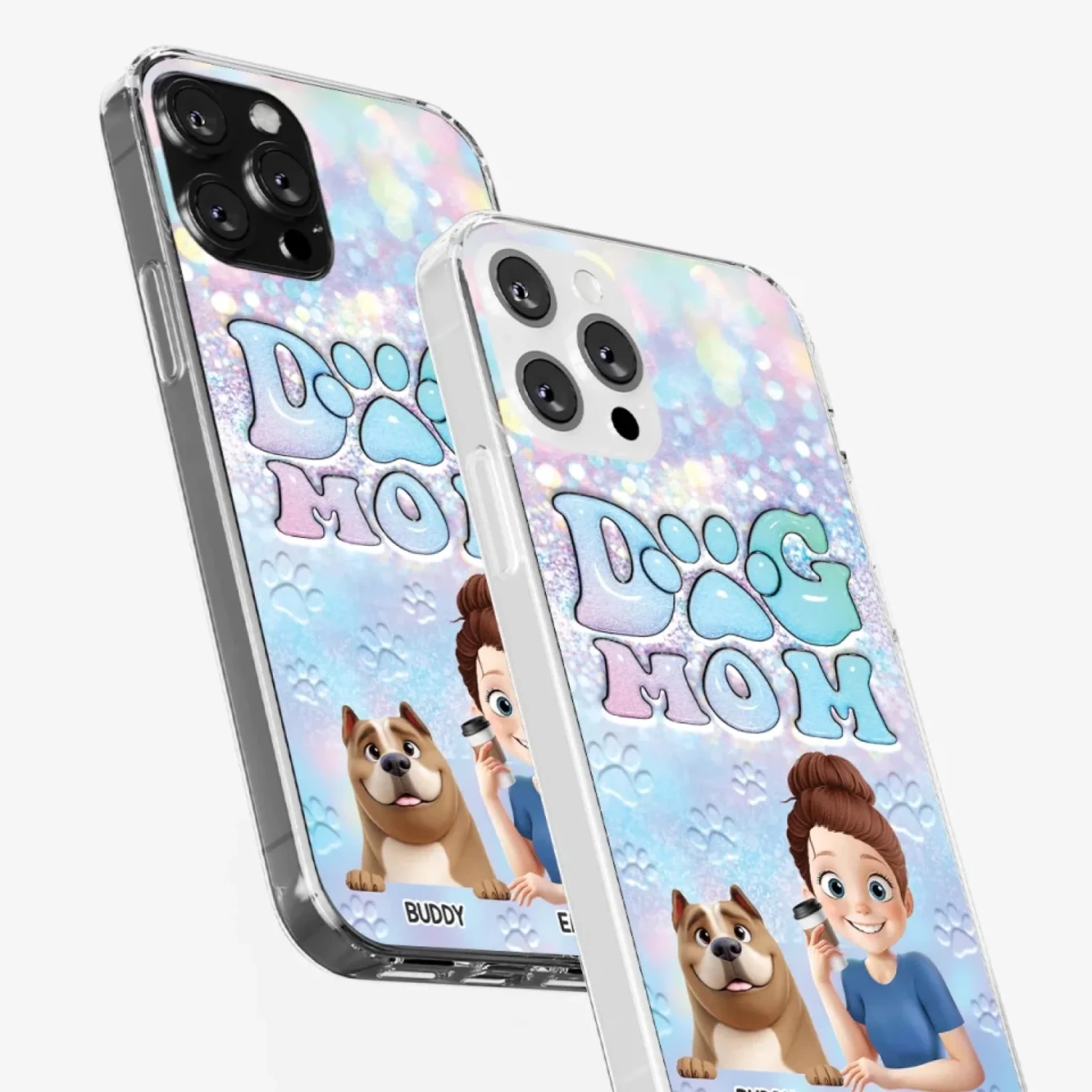 She’s The Mom, I’m The Boss - Dog Personalized Custom Clear Phone Case - Mother's Day, Gift For Pet Owners, Pet Lovers 5 She’s The Mom, I’m The Boss - Dog Personalized Custom Clear Phone Case - Mother's Day, Gift For Pet Owners, Pet Lovers - Image 5