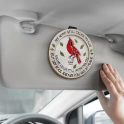 Always In My Heart - Memorial Personalized Custom Car Visor Clip - Sympathy Gift For Family Members 11 Always In My Heart - Memorial Personalized Custom Car Visor Clip - Sympathy Gift For Family Members -Pawfect House Store 67e3ade3e7d8f