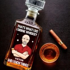 A Good Whiskey, A Great Story - Family Personalized Custom Glass Whiskey Bottle - Father's Day, Gift For Dad, Grandpa 7 A Good Whiskey, A Great Story - Family Personalized Custom Glass Whiskey Bottle - Father's Day, Gift For Dad, Grandpa -Pawfect House Store 67e492fd596b7