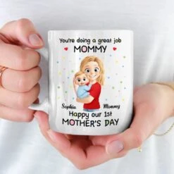 Tiny Arms, Endless Love - Family Personalized Custom Mug - Mother's Day, Baby Shower Gift, Gift For First Mom -Pawfect House Store 67e4aca6cf86a