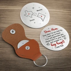 Distance Means Nothing To The Heart - Family Personalized Custom Pocket Hug - Mother's Day, Gift For Mom, Grandma -Pawfect House Store 67e4f20b00e0d