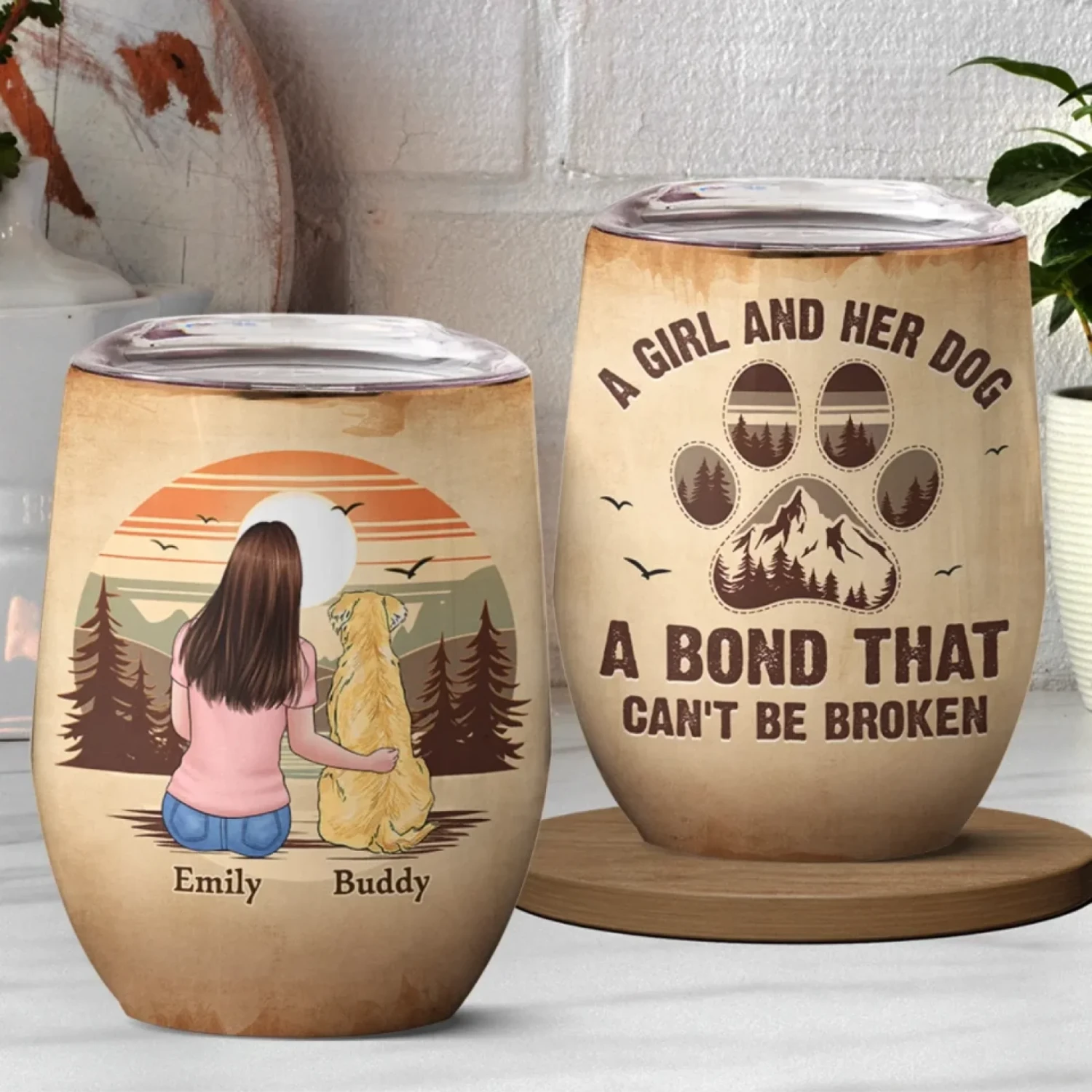 Unconditional Love Has Paws - Dog Personalized Custom Wine Tumbler - Gift For Pet Owners, Pet Lovers 1 Unconditional Love Has Paws - Dog Personalized Custom Wine Tumbler - Gift For Pet Owners, Pet Lovers