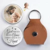 Custom Photo Love Never Ends, It Just Transforms - Memorial Personalized Custom Pocket Hug - Sympathy Gift For Family Members