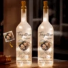 Custom Photo Loving You Endlessly - Couple Personalized Custom Bottle Lamp - Gift For Husband Wife, Anniversary
