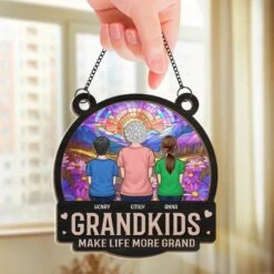 Built With Love, Blessed With Grandkids - Family Personalized Window Hanging Suncatcher Ornament - Mother's Day, Gift For Mom, Grandma 7 Built With Love, Blessed With Grandkids - Family Personalized Window Hanging Suncatcher Ornament - Mother's Day, Gift For Mom, Grandma -Pawfect House Store 67e62d6f85376