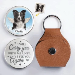 Custom Photo Gone But Not Forgotten, Forever Loved - Memorial Personalized Custom Pocket Hug - Sympathy Gift For Pet Owners, Pet Lovers