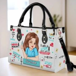 Keep Calm I'm A Nurse - Nurse Personalized Custom Leather Handbag - Appreciation, Thank You Gift, Nurse Life, Doctor Life 8 Keep Calm I'm A Nurse - Nurse Personalized Custom Leather Handbag - Appreciation, Thank You Gift, Nurse Life, Doctor Life -Pawfect House Store 67ea17b47c46e