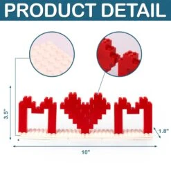 Custom Photo Made With Blocks, Filled With Love - Family Personalized Custom Building Blocks Puzzle, 3D Building Blocks - Mother's Day Gift For Mom, Family Members -Pawfect House Store 67ea7859752b1