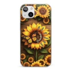 Planted With Love, Blossomed With Grandkids - Family Personalized Custom Clear Phone Case - Mother's Day, Gift For Mom, Grandma