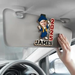 Custom Photo From Student To Star - Family Personalized Custom Car Visor Clip - Graduation Gift For Family Members, Siblings, Brothers, Sisters 8 Custom Photo From Student To Star - Family Personalized Custom Car Visor Clip - Graduation Gift For Family Members, Siblings, Brothers, Sisters -Pawfect House Store 67ebc3ba15d18