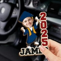 Custom Photo From Student To Star - Family Personalized Custom Car Visor Clip - Graduation Gift For Family Members, Siblings, Brothers, Sisters 7 Custom Photo From Student To Star - Family Personalized Custom Car Visor Clip - Graduation Gift For Family Members, Siblings, Brothers, Sisters -Pawfect House Store 67ebc3bc8e8ab