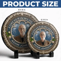 Custom Photo Your Love Still Guides Me - Memorial Personalized Custom Round Shaped Stone With Stand - Sympathy Gift For Family Members 12 Custom Photo Your Love Still Guides Me - Memorial Personalized Custom Round Shaped Stone With Stand - Sympathy Gift For Family Members -Pawfect House Store 67ec9e400a47a