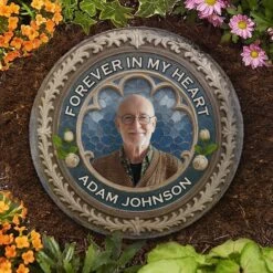 Custom Photo Your Love Still Guides Me - Memorial Personalized Custom Round Shaped Stone With Stand - Sympathy Gift For Family Members 13 Custom Photo Your Love Still Guides Me - Memorial Personalized Custom Round Shaped Stone With Stand - Sympathy Gift For Family Members -Pawfect House Store 67ec9e4124b96