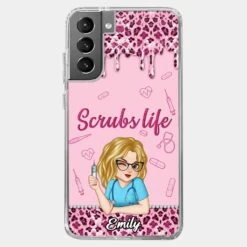 Living That Scrubs Life One Shift At A Time - Nurse Personalized Custom Clear Phone Case - Appreciation, Thank You Gift, Nurse Life, Doctor Life 11 Living That Scrubs Life One Shift At A Time - Nurse Personalized Custom Clear Phone Case - Appreciation, Thank You Gift, Nurse Life, Doctor Life -Pawfect House Store 67ef4ba2865e2