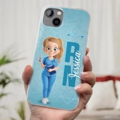 Not Just A Job, It's A Mission - Nurse Personalized Custom Clear Phone Case - Appreciation, Thank You Gift, Nurse Life, Doctor Life -Pawfect House Store 67ef5fb1aee32