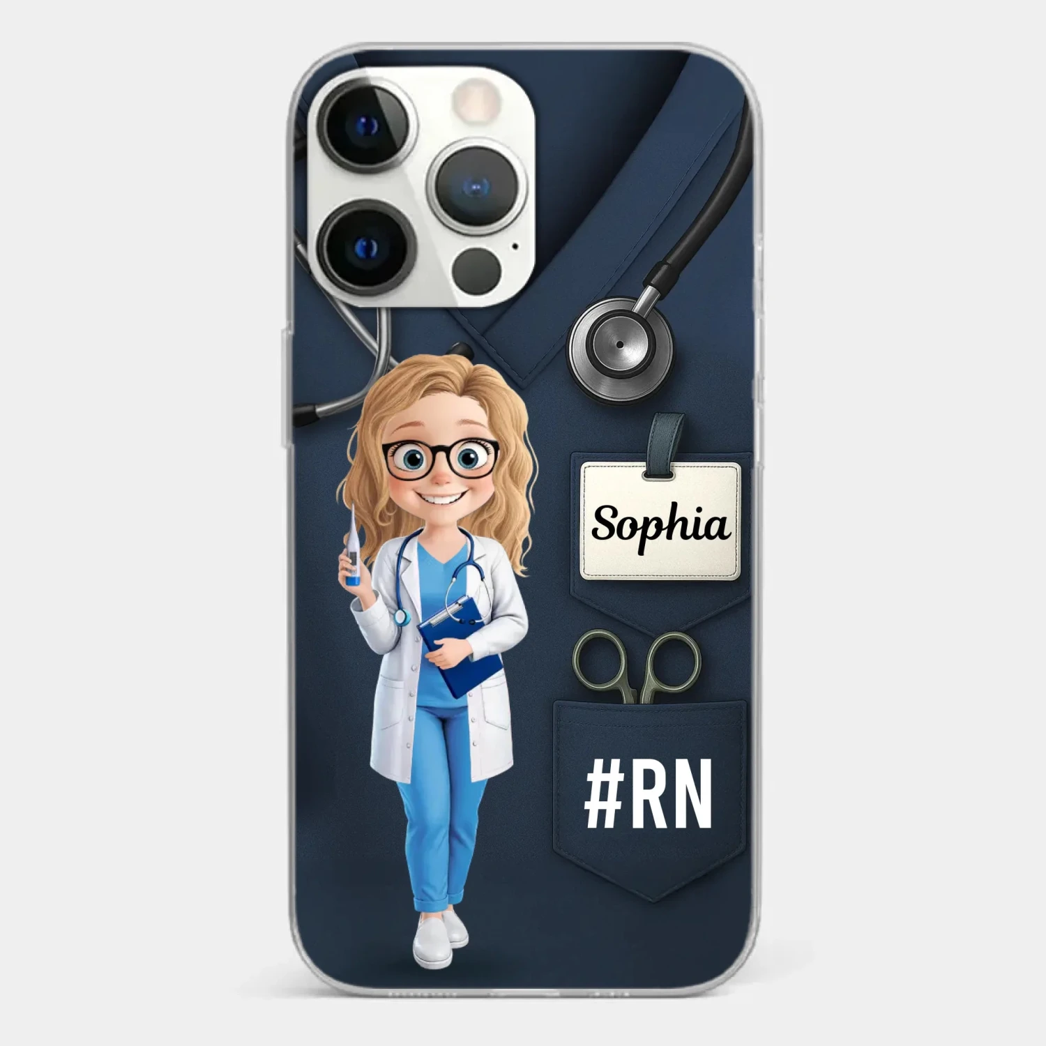 Caring Is My Superpower - Nurse Personalized Custom Clear Phone Case - Appreciation, Thank You Gift, Nurse Life, Doctor Life 2 Caring Is My Superpower - Nurse Personalized Custom Clear Phone Case - Appreciation, Thank You Gift, Nurse Life, Doctor Life - Image 2