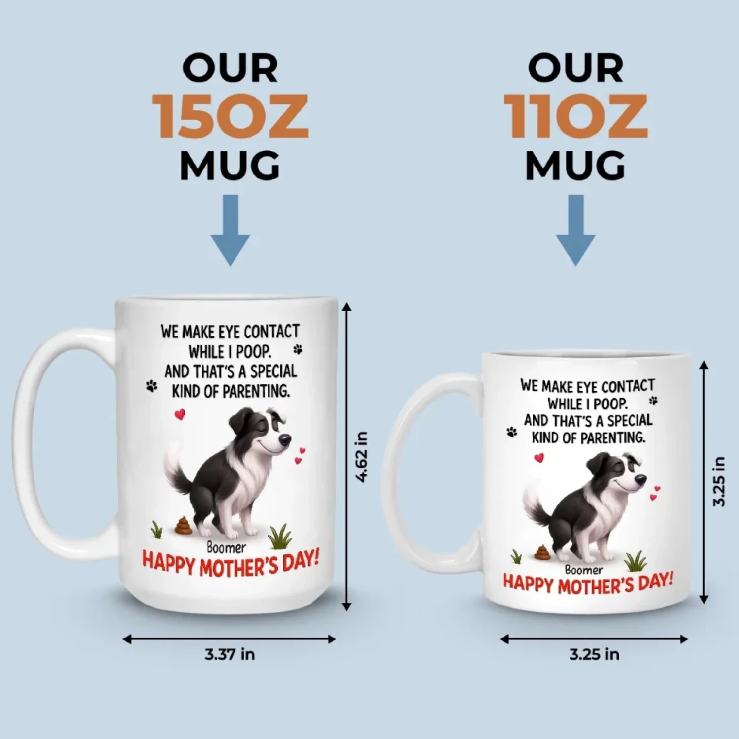 Sorry For The Muddy Paw But Also, Not Sorry - Dog Personalized Custom Mug - Mother's Day, Gift For Pet Owners, Pet Lovers 5 Sorry For The Muddy Paw But Also, Not Sorry - Dog Personalized Custom Mug - Mother's Day, Gift For Pet Owners, Pet Lovers - Image 5