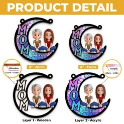 You Complete My World, Mom - Family Personalized Window Hanging Suncatcher Ornament - Mother's Day, Gift For Mom -Pawfect House Store 67f4f6224de45