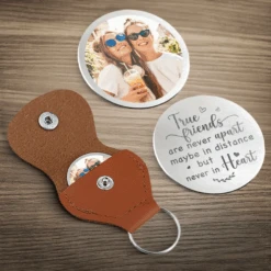 Custom Photo True Friends Are Never Apart - Family Personalized Custom Pocket Hug - Graduation Gift For Family Members, Siblings, Brothers, Sisters -Pawfect House Store 67f78a228d6d1