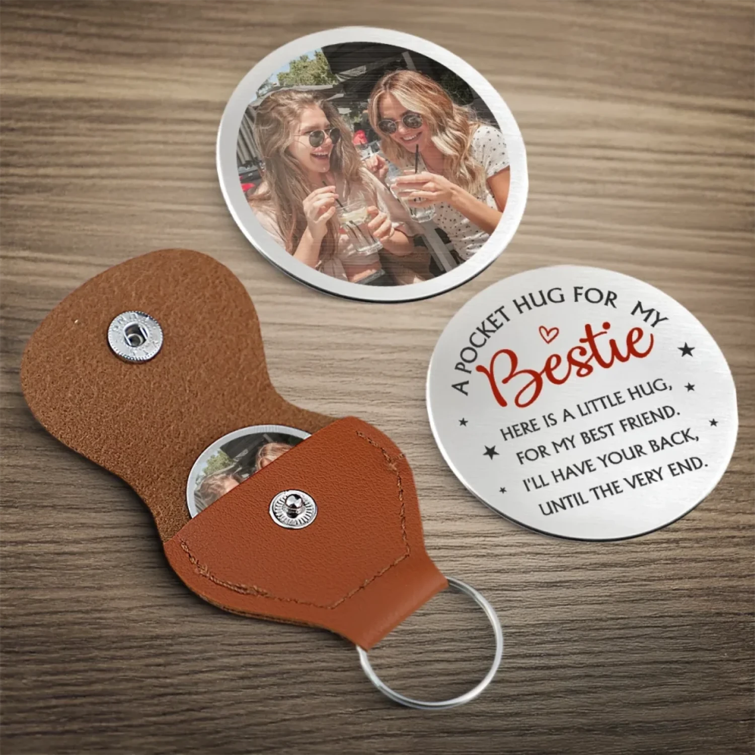 Custom Photo Your Pocket Full Of Love - Family Personalized Custom Pocket Hug - Graduation Gift For Family Members, Siblings, Brothers, Sisters 4 Custom Photo Your Pocket Full Of Love - Family Personalized Custom Pocket Hug - Graduation Gift For Family Members, Siblings, Brothers, Sisters - Image 4