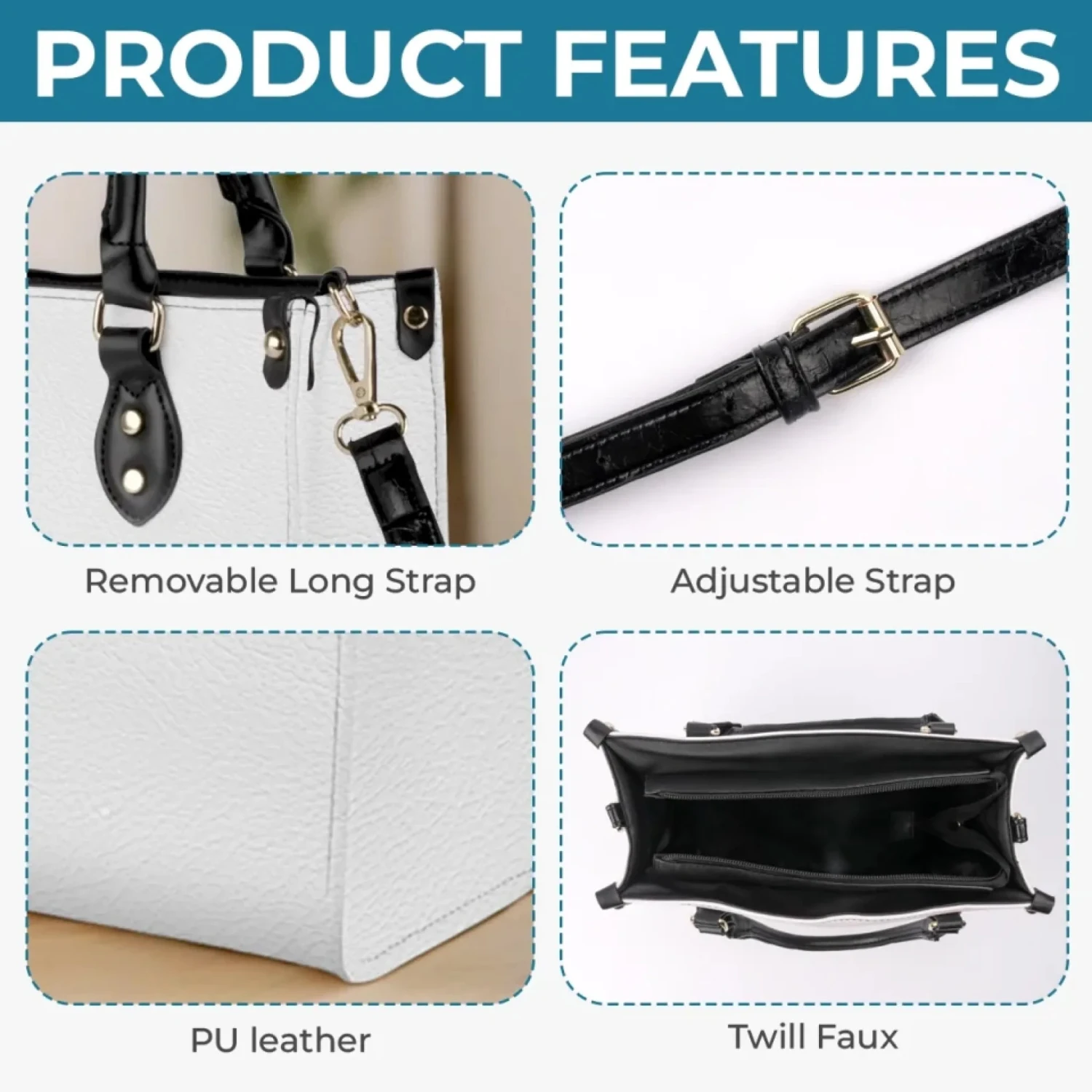 Just A Girl And Her Pup - Dog Personalized Custom Leather Handbag - Mother's Day, Gift For Pet Owners, Pet Lovers 6 Just A Girl And Her Pup - Dog Personalized Custom Leather Handbag - Mother's Day, Gift For Pet Owners, Pet Lovers - Image 6