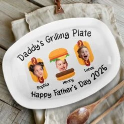 Custom Photo Grill Master, Tiny Tasters - Family Personalized Custom Platter - Father's Day, Gift For Dad, Grandpa 8 Custom Photo Grill Master, Tiny Tasters - Family Personalized Custom Platter - Father's Day, Gift For Dad, Grandpa -Pawfect House Store 68009d8f7f1c8
