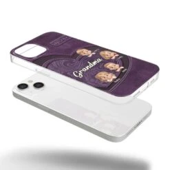 Always In Your Hug, Grandma - Family Personalized Custom Clear Phone Case - Mother's Day, Gift For Mom, Grandma -Pawfect House Store 680765ec9117a