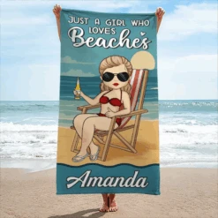 Just A Girl Who Needs Vitamin Sea - Bestie Personalized Custom Beach Towel - Summer Vacation Gift, Birthday Pool Party Gift For Best Friends, BFF, Sisters 12 Just A Girl Who Needs Vitamin Sea - Bestie Personalized Custom Beach Towel - Summer Vacation Gift, Birthday Pool Party Gift For Best Friends, BFF, Sisters -Pawfect House Store 680767d587580