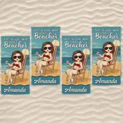 Just A Girl Who Needs Vitamin Sea - Bestie Personalized Custom Beach Towel - Summer Vacation Gift, Birthday Pool Party Gift For Best Friends, BFF, Sisters 18 Just A Girl Who Needs Vitamin Sea - Bestie Personalized Custom Beach Towel - Summer Vacation Gift, Birthday Pool Party Gift For Best Friends, BFF, Sisters -Pawfect House Store 680769a2e12f3