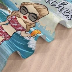 Just A Girl Living Her Beach Dream - Bestie Personalized Custom Beach Towel - Summer Vacation Gift, Birthday Pool Party Gift For Best Friends, BFF, Sisters 13 Just A Girl Living Her Beach Dream - Bestie Personalized Custom Beach Towel - Summer Vacation Gift, Birthday Pool Party Gift For Best Friends, BFF, Sisters -Pawfect House Store 680773f0d5d9a