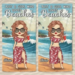 Just A Girl Living Her Beach Dream - Bestie Personalized Custom Beach Towel - Summer Vacation Gift, Birthday Pool Party Gift For Best Friends, BFF, Sisters 16 Just A Girl Living Her Beach Dream - Bestie Personalized Custom Beach Towel - Summer Vacation Gift, Birthday Pool Party Gift For Best Friends, BFF, Sisters -Pawfect House Store 6807741f601fd