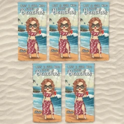 Just A Girl Living Her Beach Dream - Bestie Personalized Custom Beach Towel - Summer Vacation Gift, Birthday Pool Party Gift For Best Friends, BFF, Sisters 19 Just A Girl Living Her Beach Dream - Bestie Personalized Custom Beach Towel - Summer Vacation Gift, Birthday Pool Party Gift For Best Friends, BFF, Sisters -Pawfect House Store 6807743b93d15