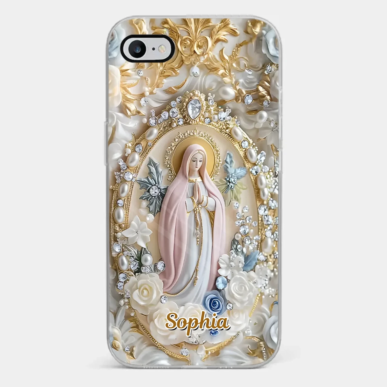 In Love And Faith - Family Personalized Custom 3D Inflated Effect Printed Clear Phone Case - Gift For Yourself, Best Friends, Siblings, Family Members 2 In Love And Faith - Family Personalized Custom 3D Inflated Effect Printed Clear Phone Case - Gift For Yourself, Best Friends, Siblings, Family Members - Image 2