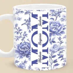 Family First, Always - Family Personalized Custom Mug - Mother's Day, Gift For Mom, Grandma