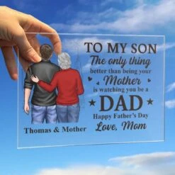 Celebrating The Man You've Become - Family Personalized Custom Rectangle Shaped Acrylic Plaque - Father's Day, Mother's Day, Gift For Son 6 Celebrating The Man You've Become - Family Personalized Custom Rectangle Shaped Acrylic Plaque - Father's Day, Mother's Day, Gift For Son -Pawfect House Store 680b3c6788f9e