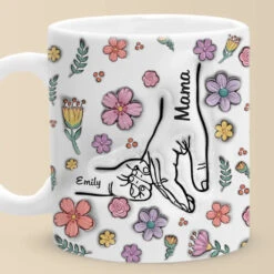 Blooming Together, Held Forever - Family Personalized Custom 3D Inflated Effect Printed Accent Mug - Mother's Day, Gift For Mom, Grandma 10 Blooming Together, Held Forever - Family Personalized Custom 3D Inflated Effect Printed Accent Mug - Mother's Day, Gift For Mom, Grandma -Pawfect House Store 68104d18ee7b3