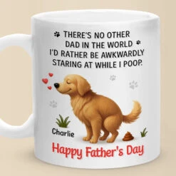 You Walk Me, Feed Me, Love Me - Dog Personalized Custom Mug - Father's Day, Gift For Pet Owners, Pet Lovers