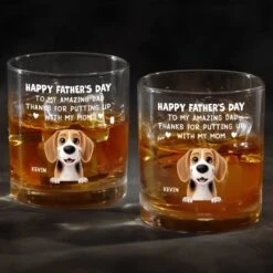 Happy Father's Day To My Amazing Dad - Dog Personalized Custom Whiskey Glass - Father's Day, Gift For Pet Owners, Pet Lovers 8 Happy Father's Day To My Amazing Dad - Dog Personalized Custom Whiskey Glass - Father's Day, Gift For Pet Owners, Pet Lovers -Pawfect House Store 68109f690ffaf