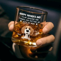 Happy Father's Day To My Amazing Dad - Dog Personalized Custom Whiskey Glass - Father's Day, Gift For Pet Owners, Pet Lovers 7 Happy Father's Day To My Amazing Dad - Dog Personalized Custom Whiskey Glass - Father's Day, Gift For Pet Owners, Pet Lovers -Pawfect House Store 68109f6991bf9