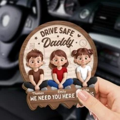 Drive Back To Our Love - Family Personalized Custom Car Visor Clip - Father's Day, Gift For Dad, Grandpa 6 Drive Back To Our Love - Family Personalized Custom Car Visor Clip - Father's Day, Gift For Dad, Grandpa -Pawfect House Store 6819e1c6a62d4