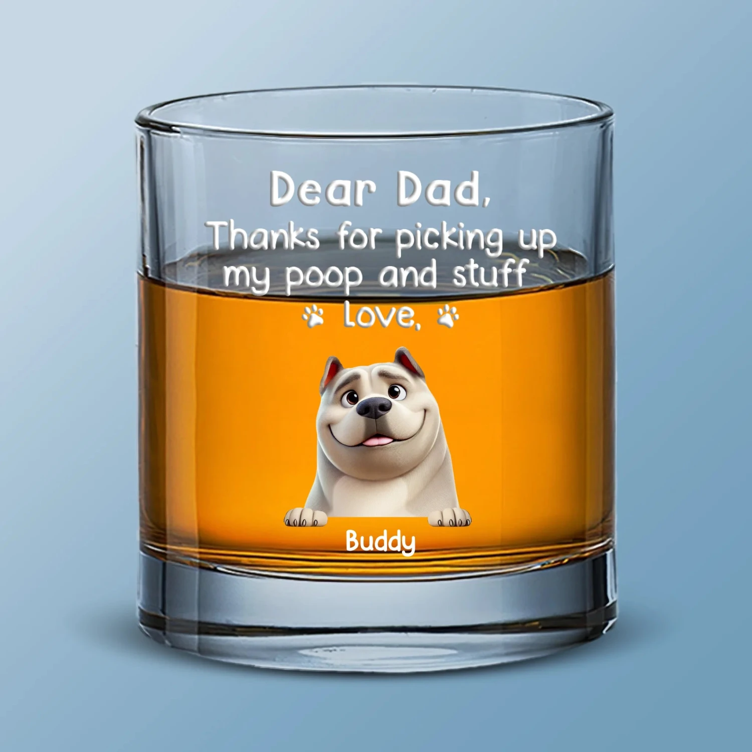 Loyalty Comes In Fur - Dog Personalized Custom Whiskey Glass - Father's Day, Gift For Pet Owners, Pet Lovers 2 Loyalty Comes In Fur - Dog Personalized Custom Whiskey Glass - Father's Day, Gift For Pet Owners, Pet Lovers - Image 2