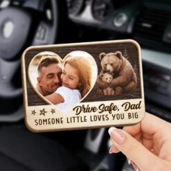 Custom Photo Someone Little Loves You Big - Family Personalized Custom Car Visor Clip - Father's Day, Gift For Dad, Grandpa 7 Custom Photo Someone Little Loves You Big - Family Personalized Custom Car Visor Clip - Father's Day, Gift For Dad, Grandpa -Pawfect House Store 681ddfbc07d12